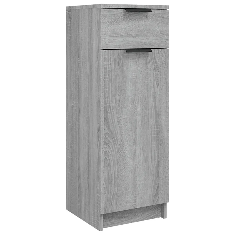 Armoire de bain classique avec espace de rangement 32 x 34 x 90 cm en bois d'ingénierie sonoma gris 02_0048296