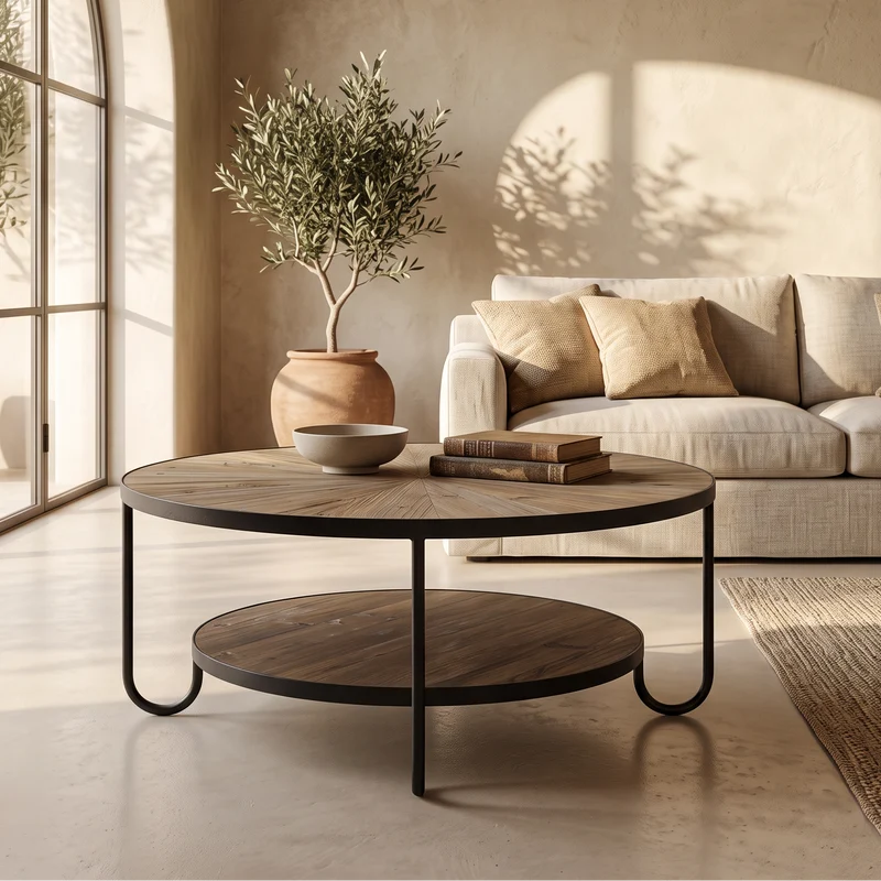 Table basse double plateaux MIA