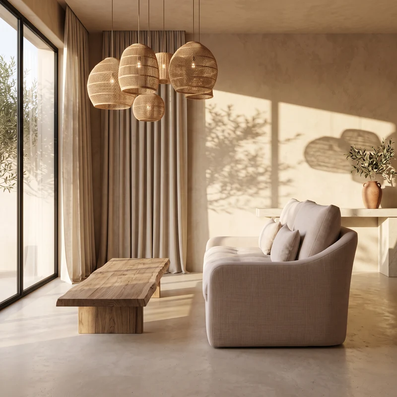 Canapé LAGUNA Beige 2 places