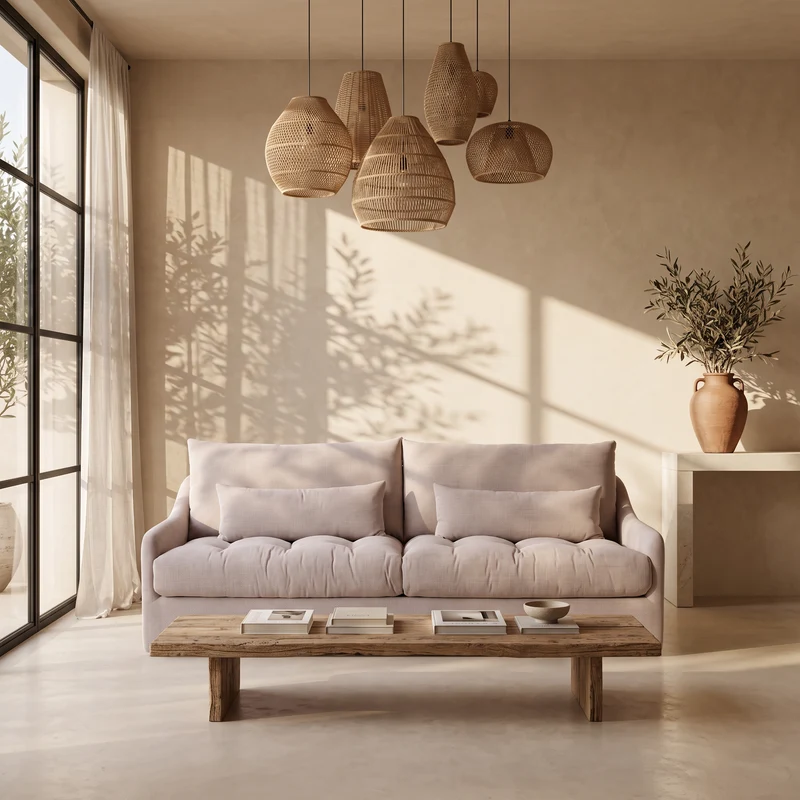 Canapé LAGUNA Beige 3 places