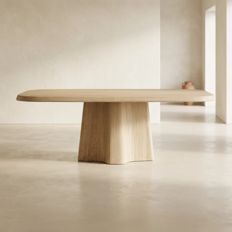 Table à manger Osaka en Orme clair 240 × 120 cm