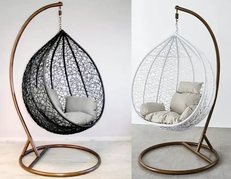 Balancelle - Fauteuil balançoire de jardin - 105 x 130cm