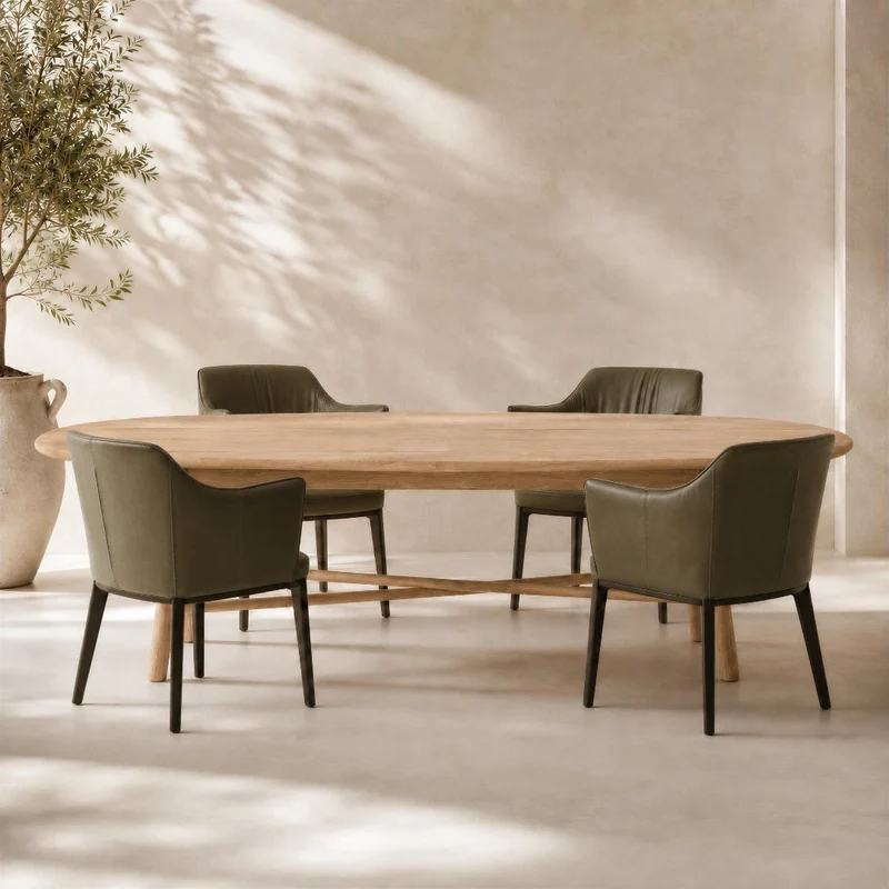 Table de repas ONTARIO en bois massif 300 cm