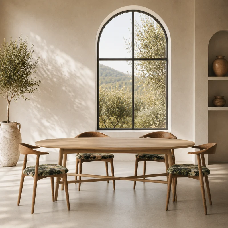 Table de repas ONTARIO en CHENE 240 cm