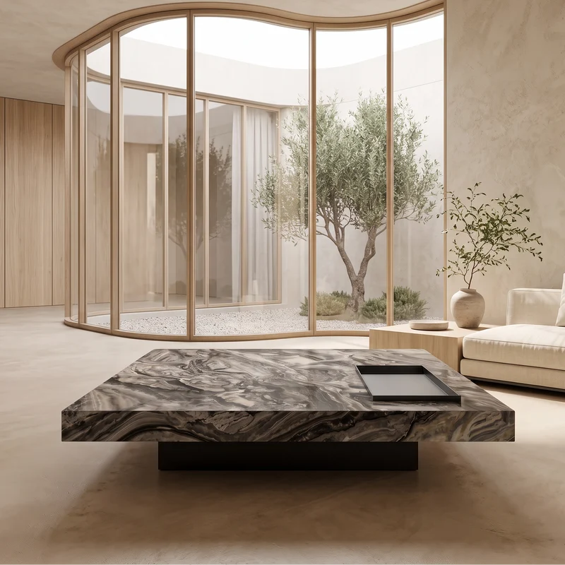 Table basse Elyra marbre