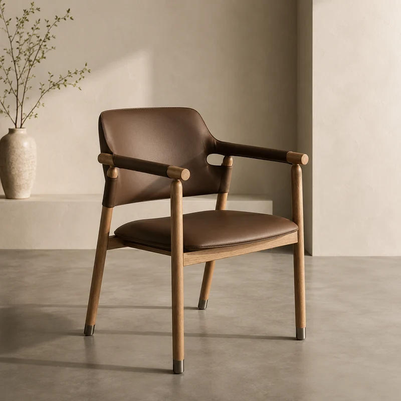 Chaise AARHUS Chocolat