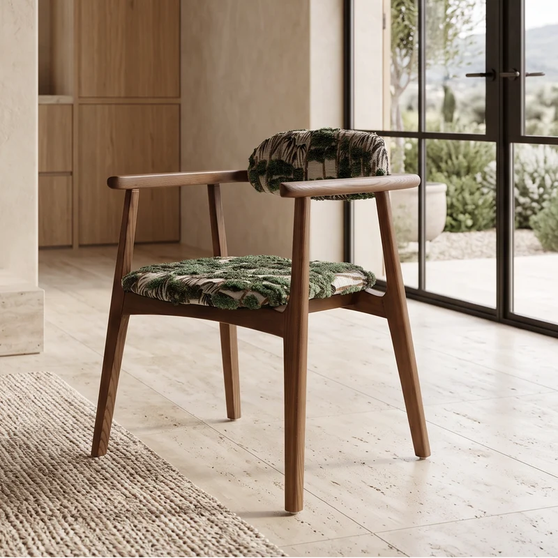 Chaise FOREST teinte noyer