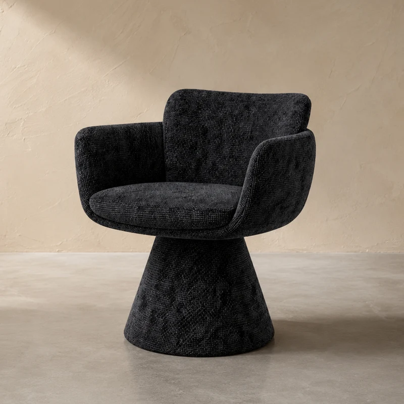 Fauteuil Pivotant Lexi Noir