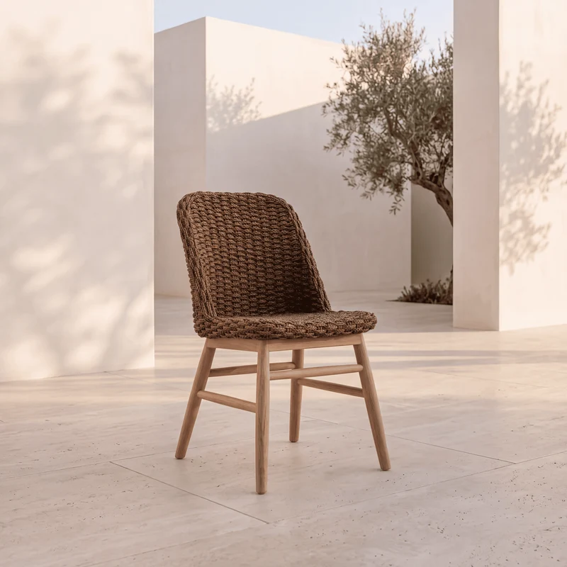 Chaise SOLEA marron