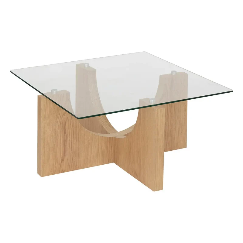 Table basse Etini Miel, 85x85x45 cm