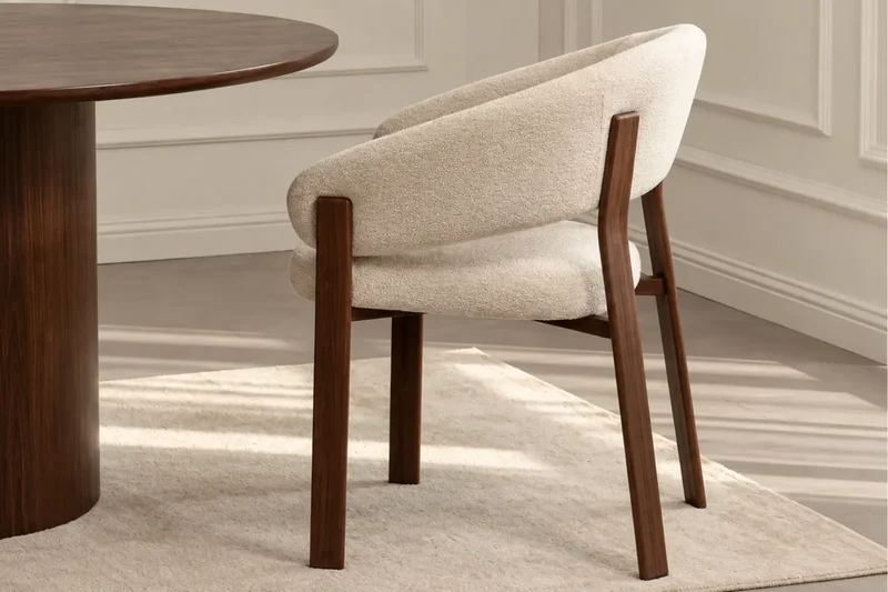 Chaise de salle à manger COZY - 59 x 58 cm - Par Lot de 2