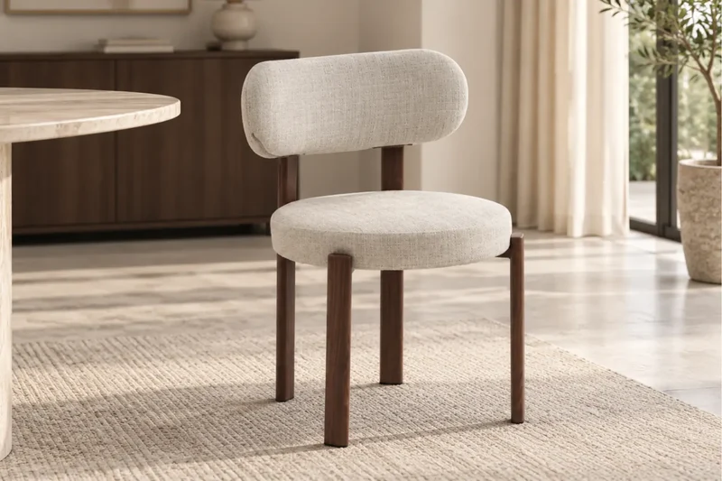 Chaise de salle à manger HALY - 50 x 50 - Par Lot de 2