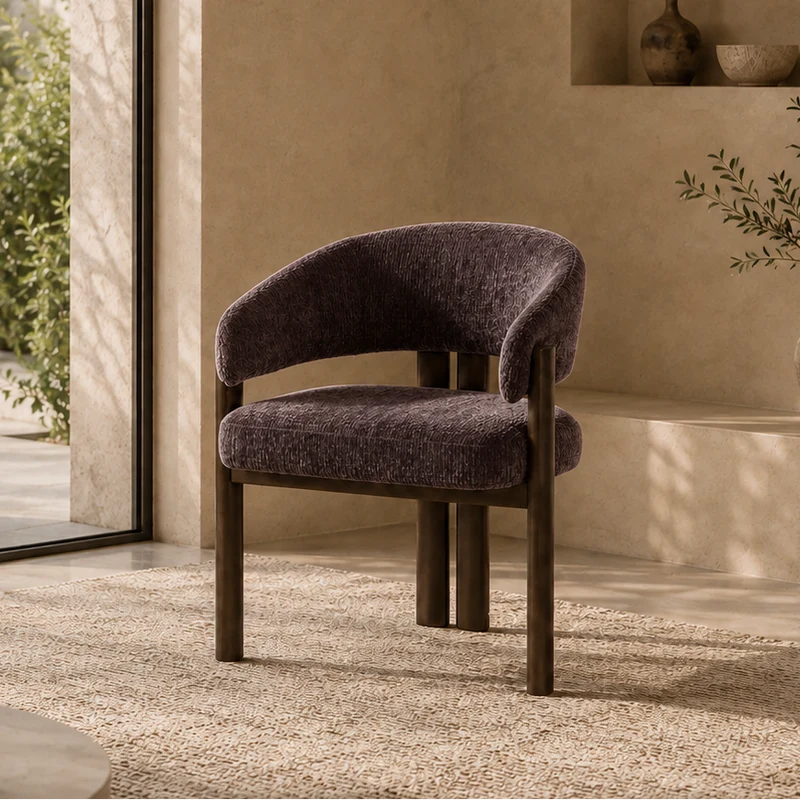 Chaise Ninon Marron