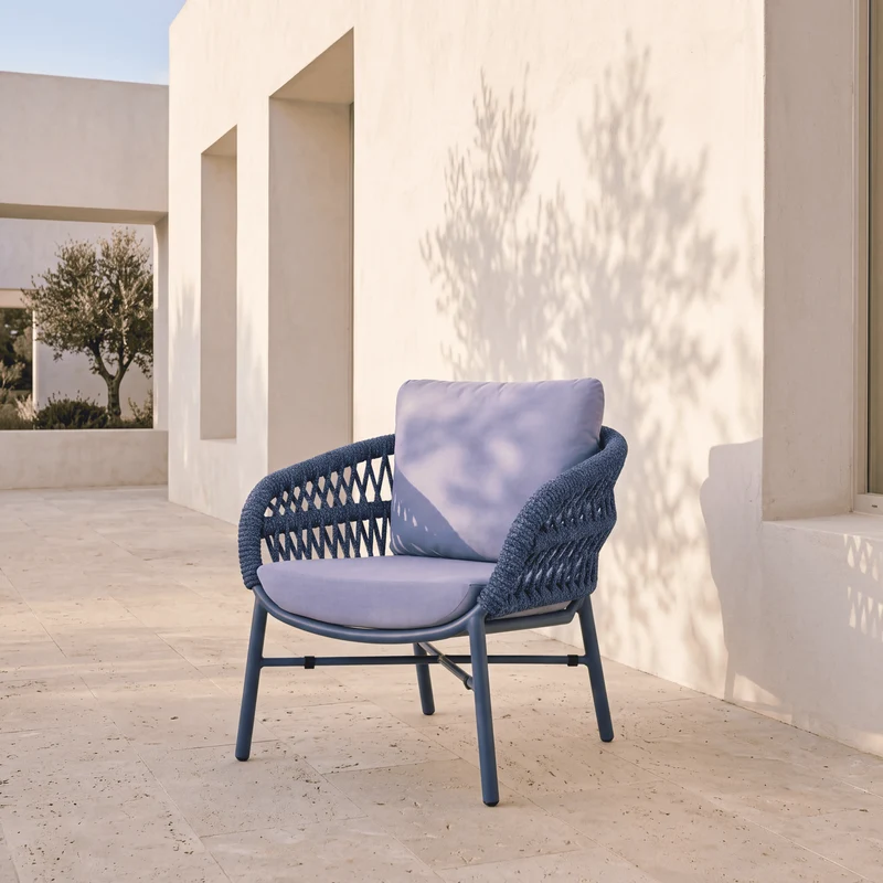 Fauteuil Holly Bleue