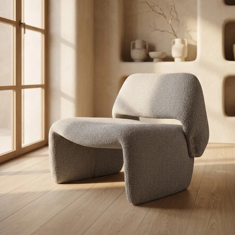 Fauteuil ROMA bouclette