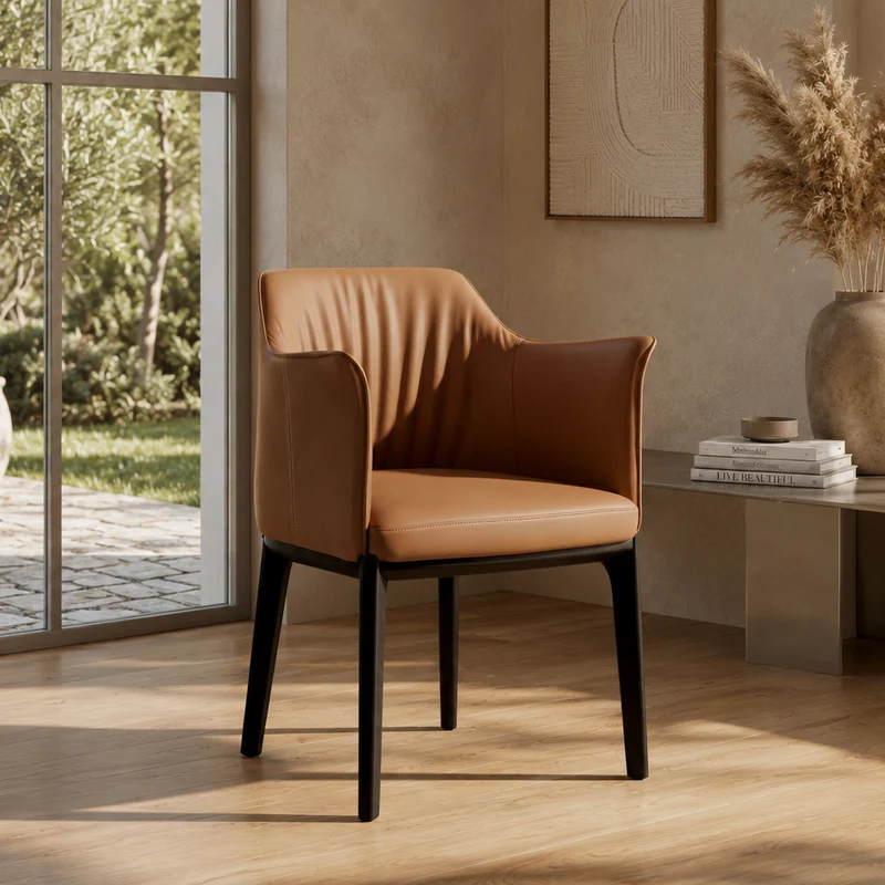 Fauteuil Bridge Camel