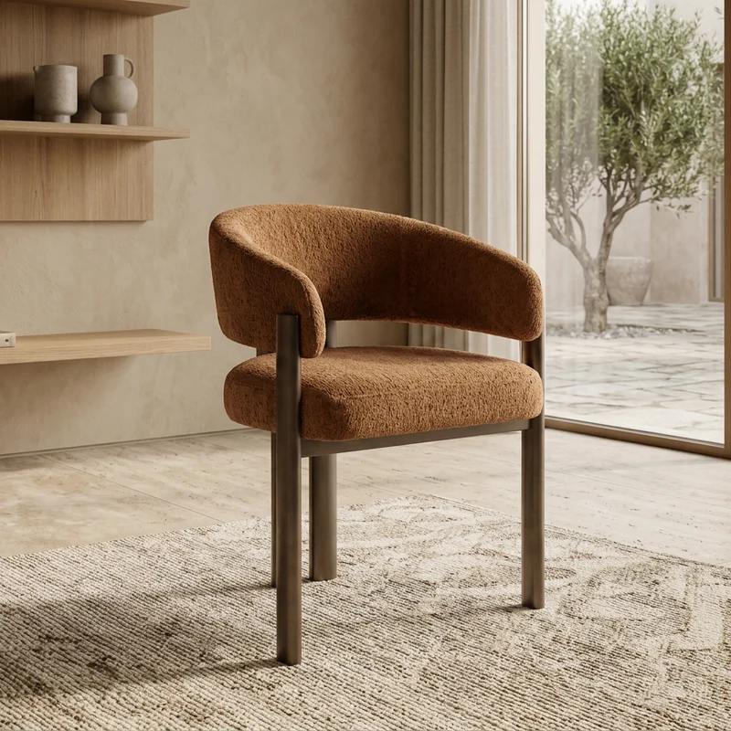 Chaise Ninon camel