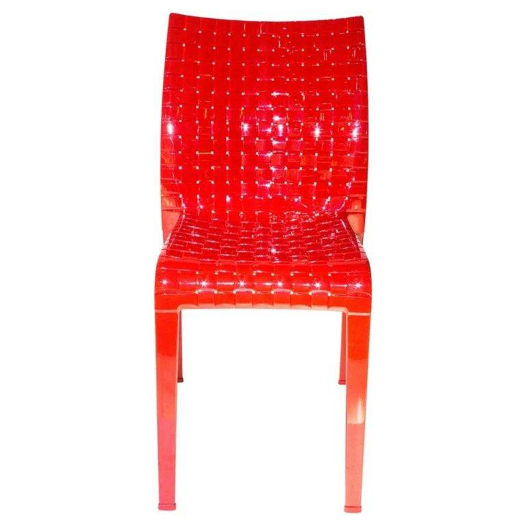 Chaise AMI AMI rouge orangé Kartell