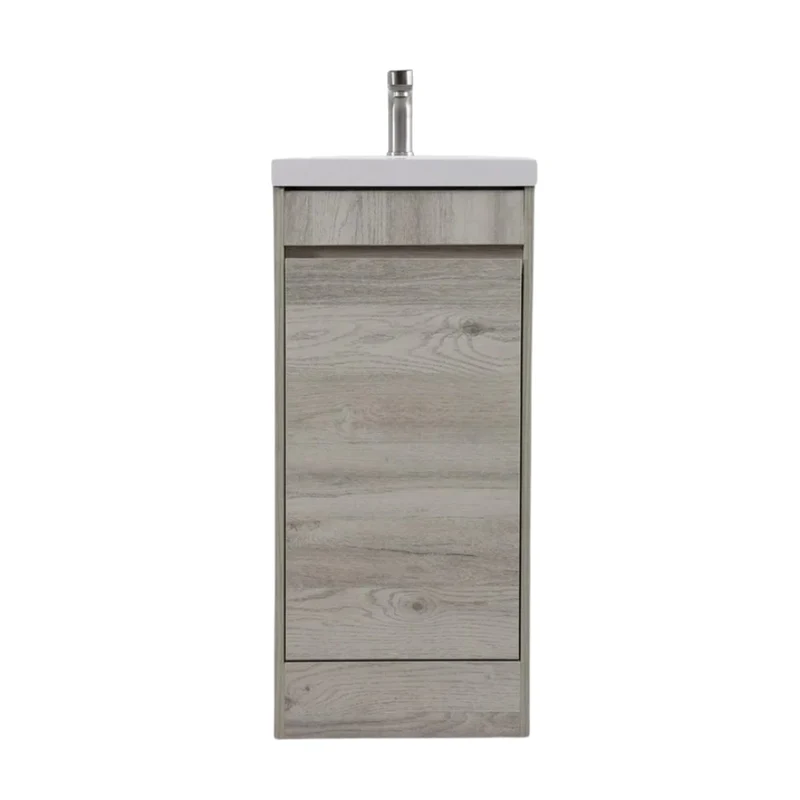 16"x14" Powder Room Vanity With Single Sink and Storage - SV1614
