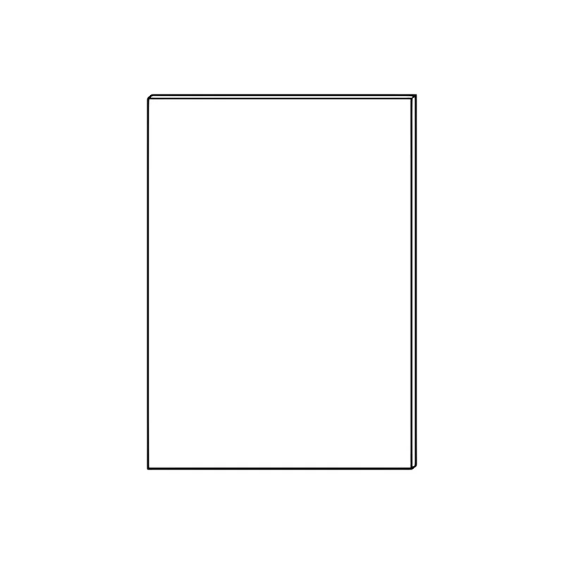 PNL2496 White Double Shaker Tall Panel