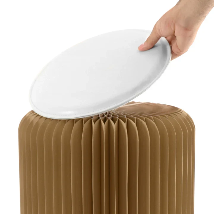 Tabouret pliable Marron Garnier, Léon Stooly