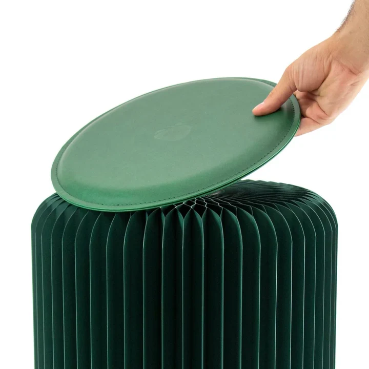 Tabouret pliable Vert Concorde, Léon Stooly
