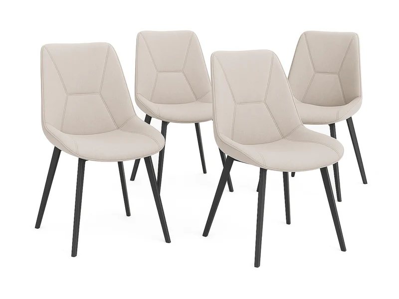 Chaises design - Lot de 4 - Élodie