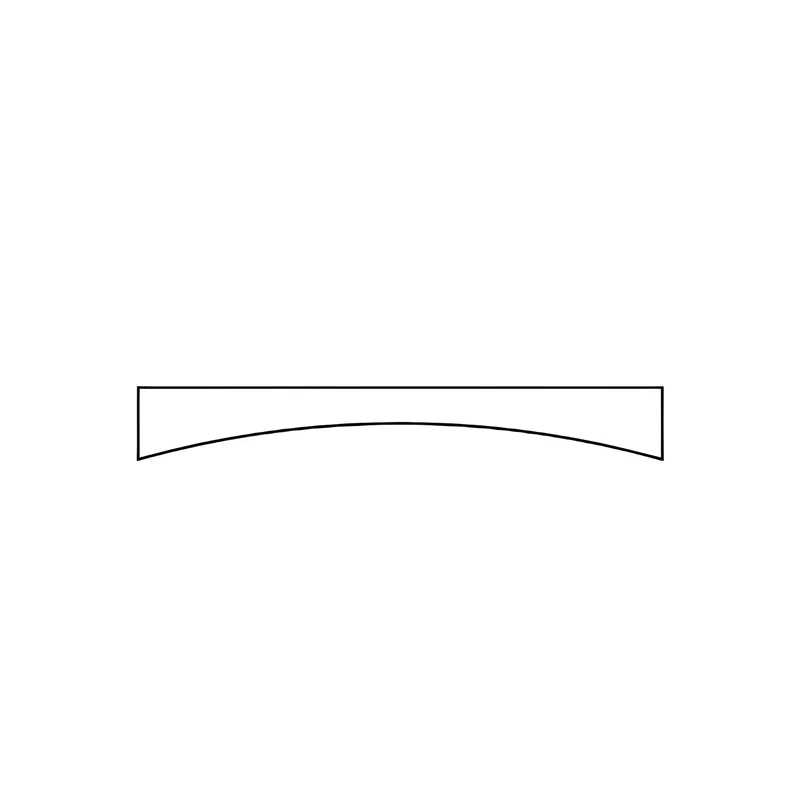 VA30 White Shaker Arched Valance