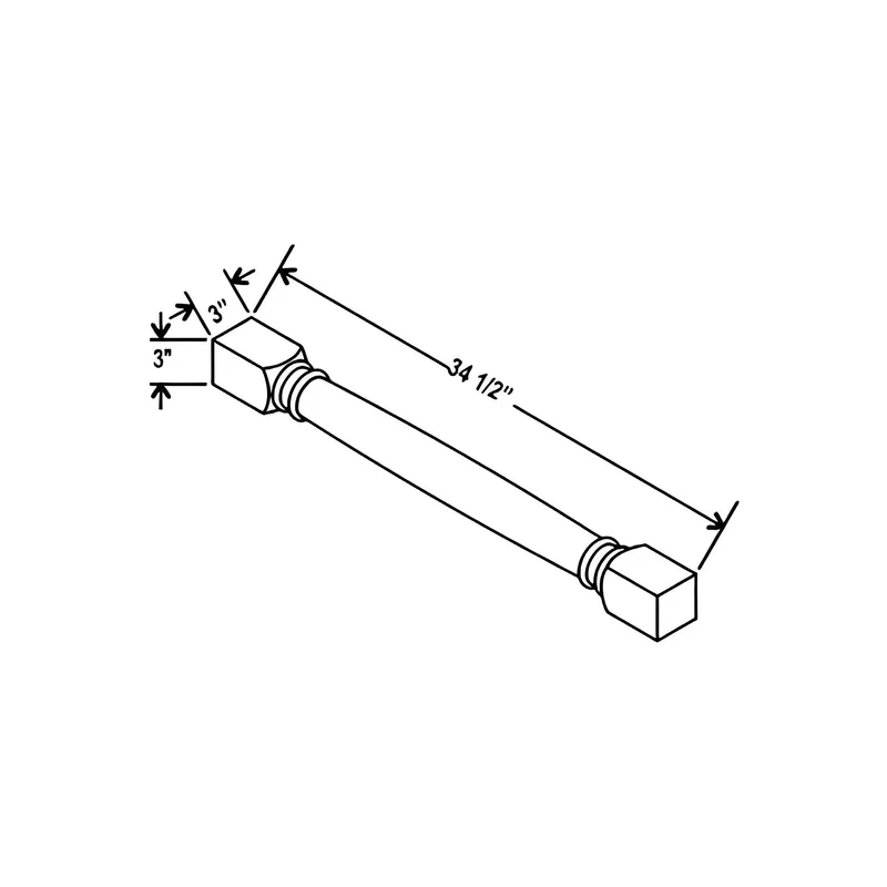 CLDL Slim Shaker White Classic Decorative Leg