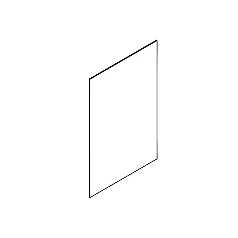 FPV4296 Slim Shaker White Finish Plywood Panel