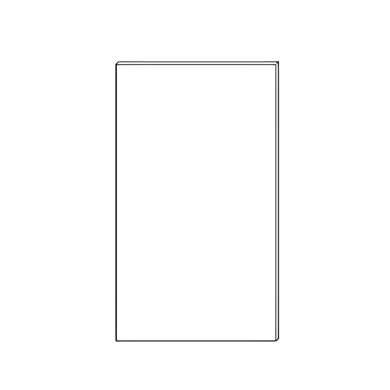 VEP21 Slim Shaker White End Panel