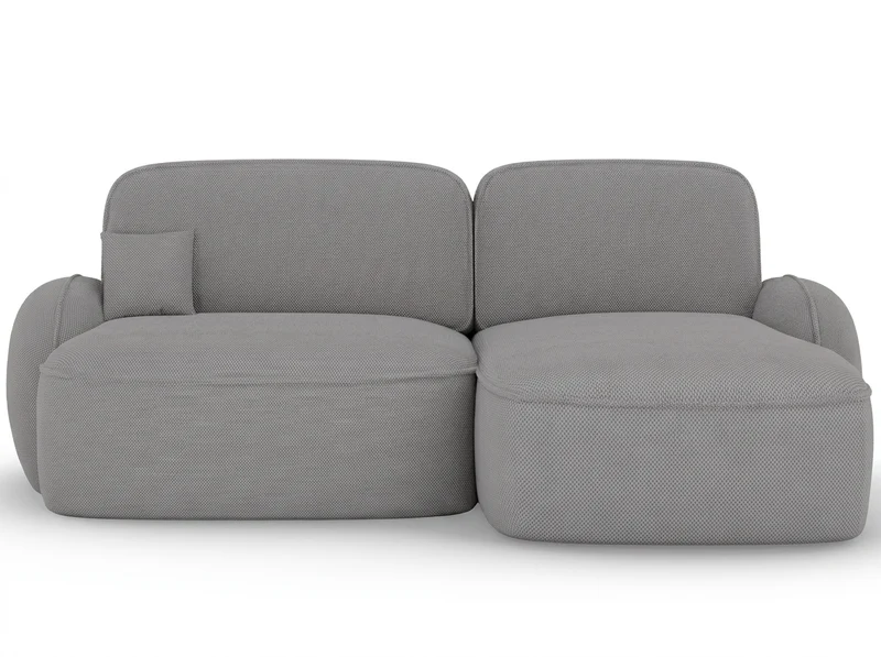 Canapé d'angle convertible design MIRABEAU avec coffre de rangement