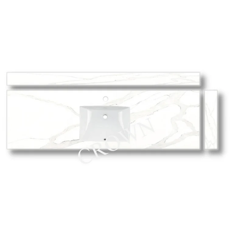 84" Quartz Vanity Top