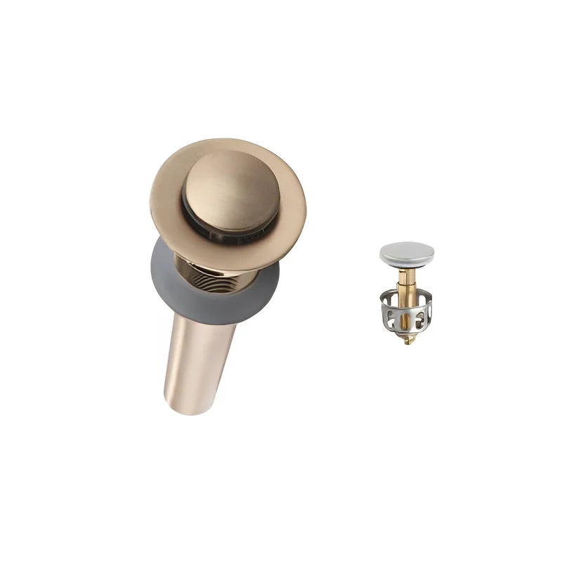 Brushed Gold Vanity Pop-up Drain CZVD-04GD