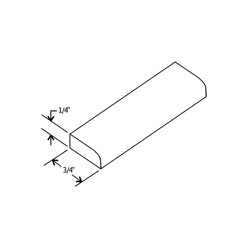 SM8(SCR) Blue Double Shaker Scribe Moulding