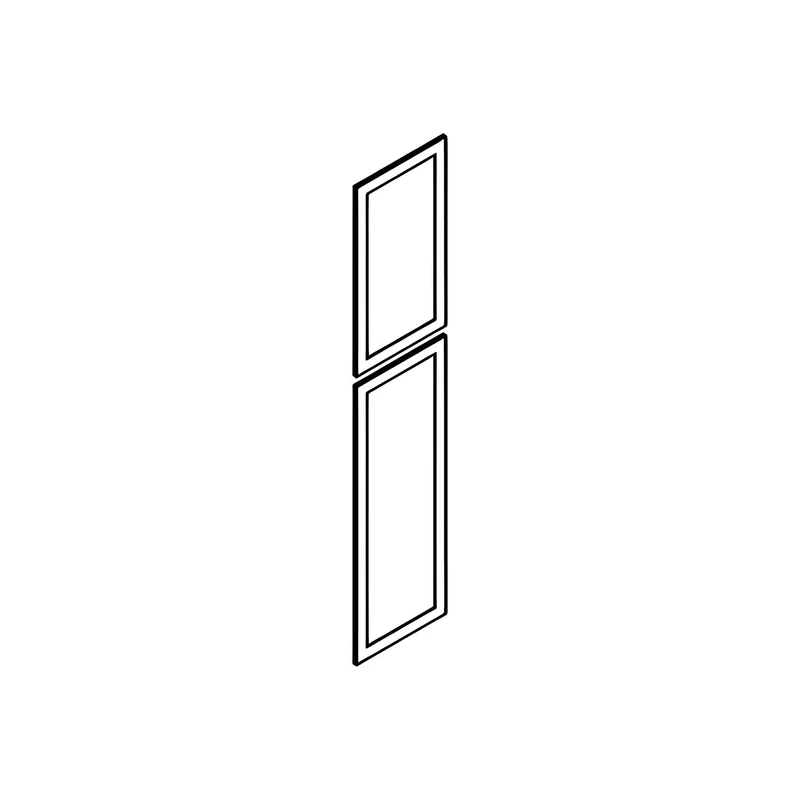 TDEP2496 Grey Shaker Tall Decorative Door Panel