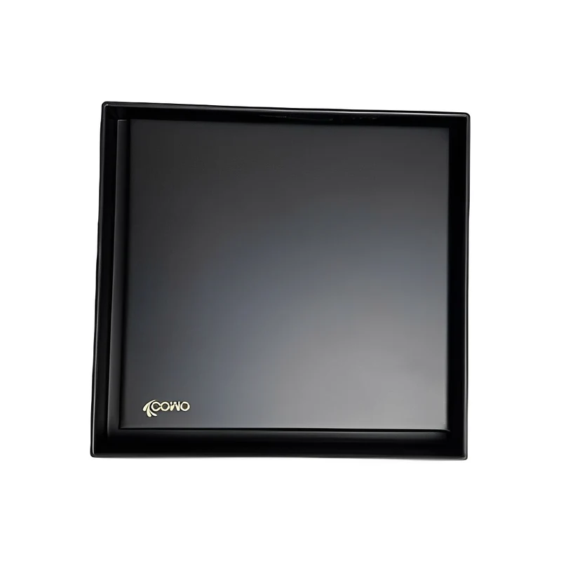 6" x 6" Matte Black Shower Room Drainage G01MB