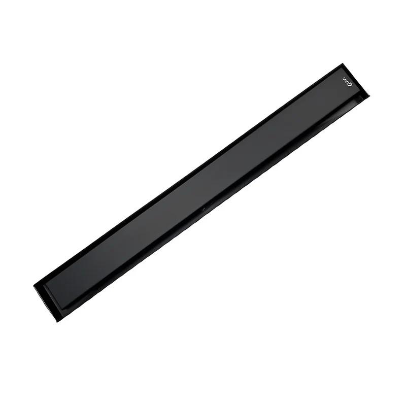 24"/32" Matte Black Shower Room Linear Drainage T02MB