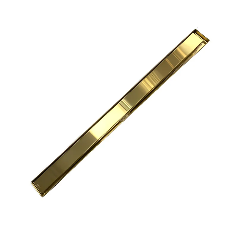 24"/32" Brushed Gold Shower Room Linear Drainage T02BG