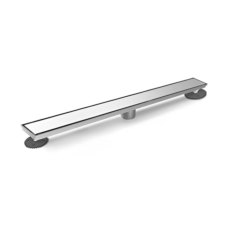 Brushed Nickel Shower Room Linear Drainage HTL-T02