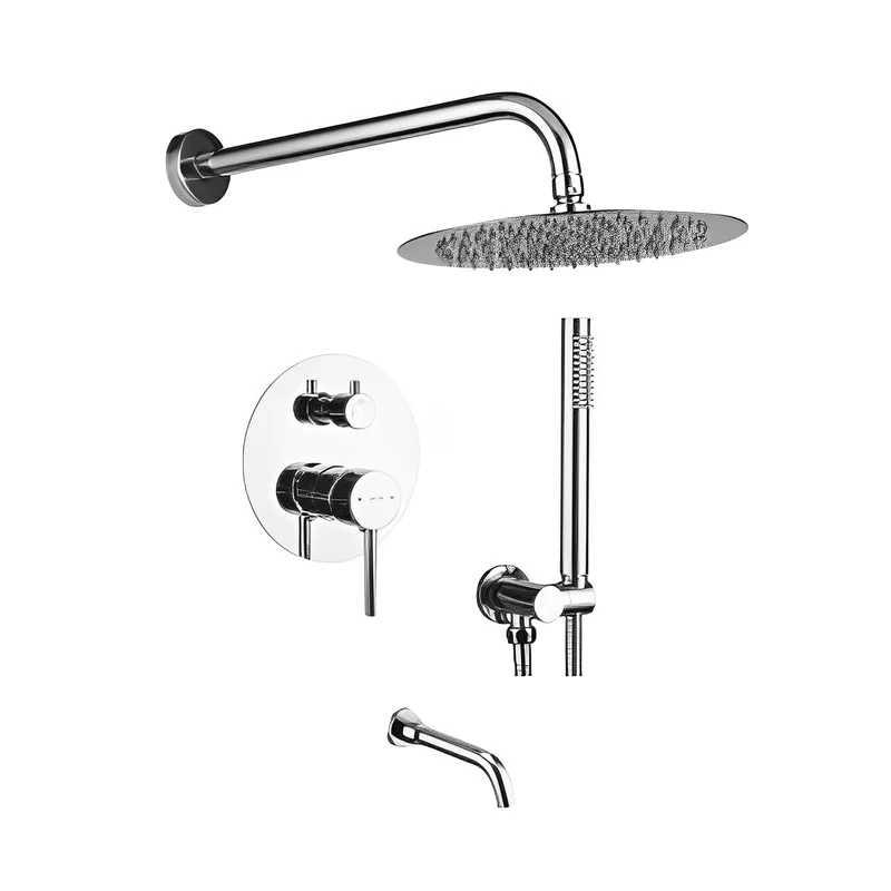 Polished Chrome Rain Shower Set CM91035PC
