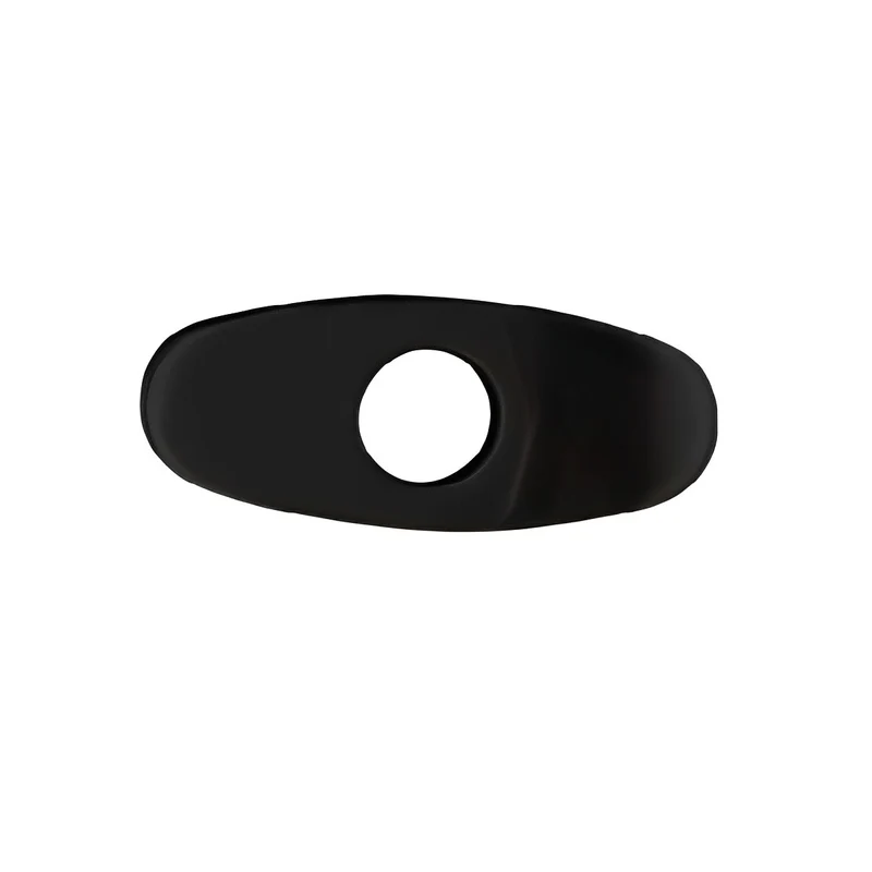 4 Inches Matte Black Sink Hole Cover Plate HT-6078MB