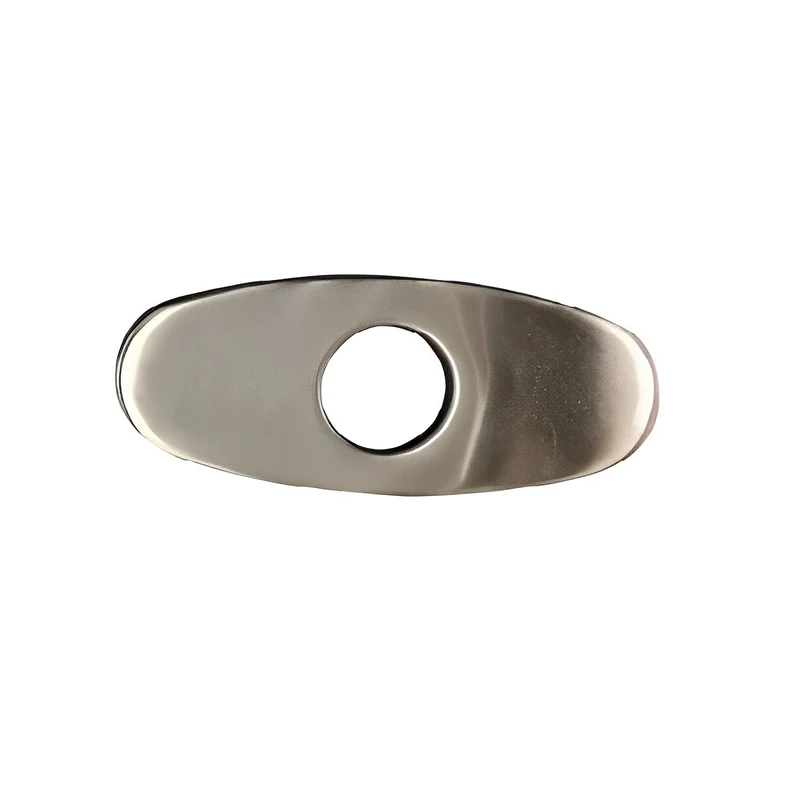 4 Inches Brushed Nickel Sink Hole Cover Plate HT-6078BN