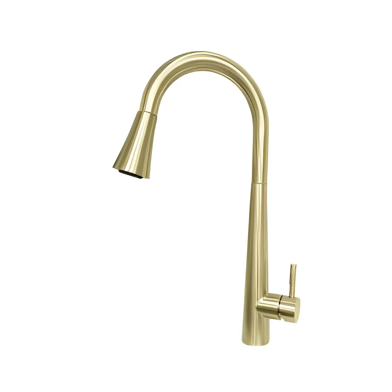 Brushed Gold Single Handle Kitchen Faucet CM55040BG