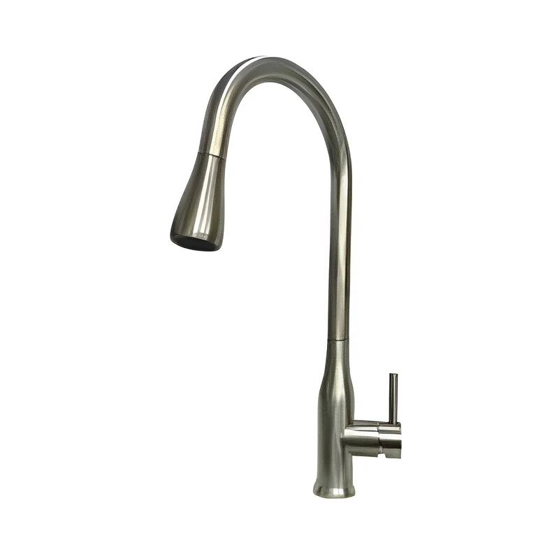 Brushed Nickel Single Handle Kitchen Faucet CM55042BN
