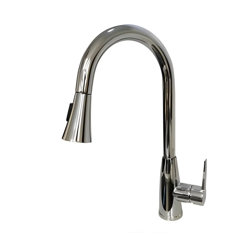 Polished Chrome Single Handle Kitchen Faucet CM2072PC