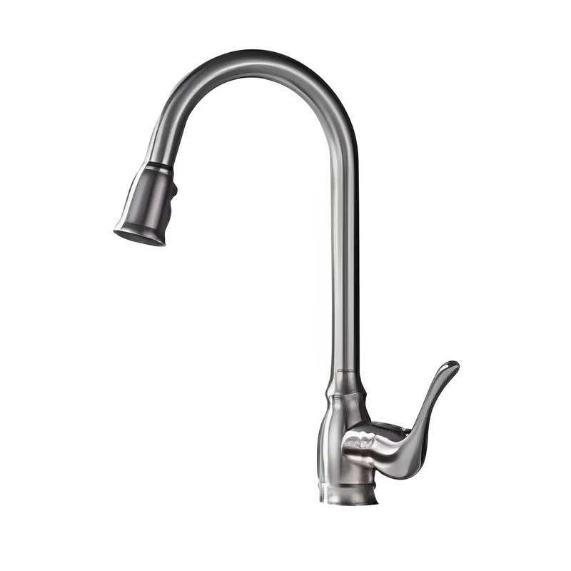 Polished Chrome Single Handle Kitchen Faucet CZ805102PC
