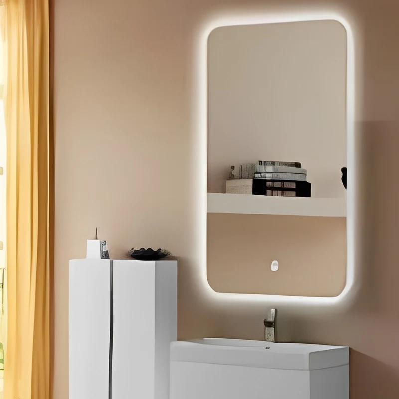 24" Vertical Hanging Mirror with LED Light MSL-113