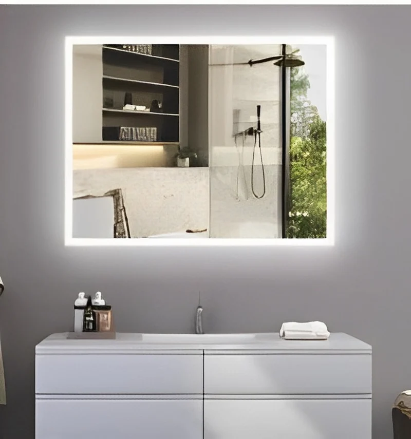 30" - 60" Horizontal Hanging Mirror with LED Light MSL-112