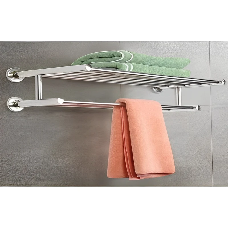 Polished Chrome Wall Mount Tower Rack TS-PM
